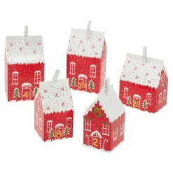 Online NANU-NANA Adventskalender-Set Haus, Rot
