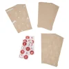 Outlet NANU-NANA Adventskalender-Set, Tüten/Sticker, Haus/creme