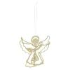 Fashion NANU-NANA Anhänger Engel 3D, Gold, 12 Cm