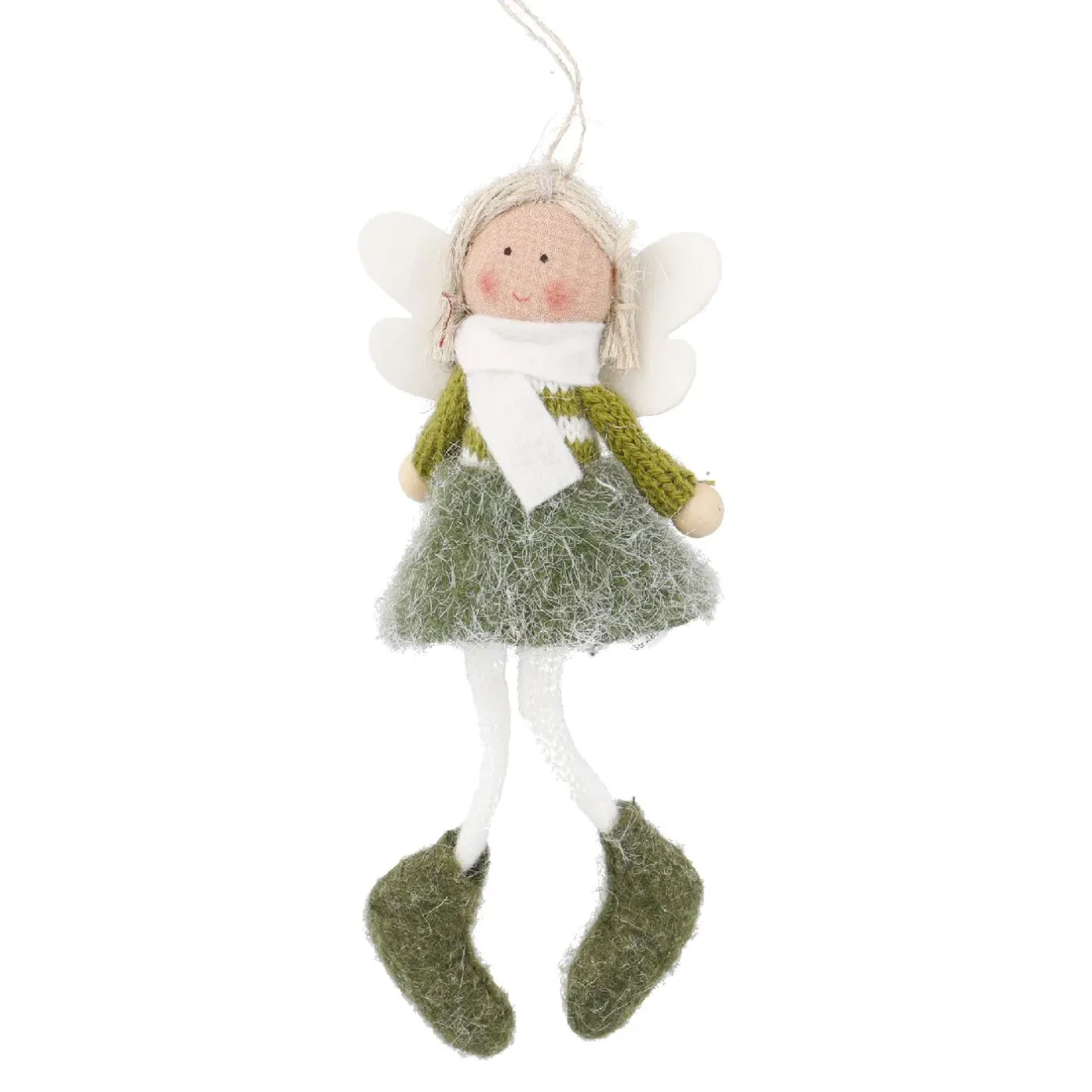 Discount NANU-NANA Anhänger Engel, Pulli/grün, 16 Cm