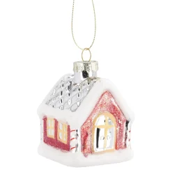 Outlet NANU-NANA Anhänger Fancy, Bunt, Haus/Schnee, 7 Cm