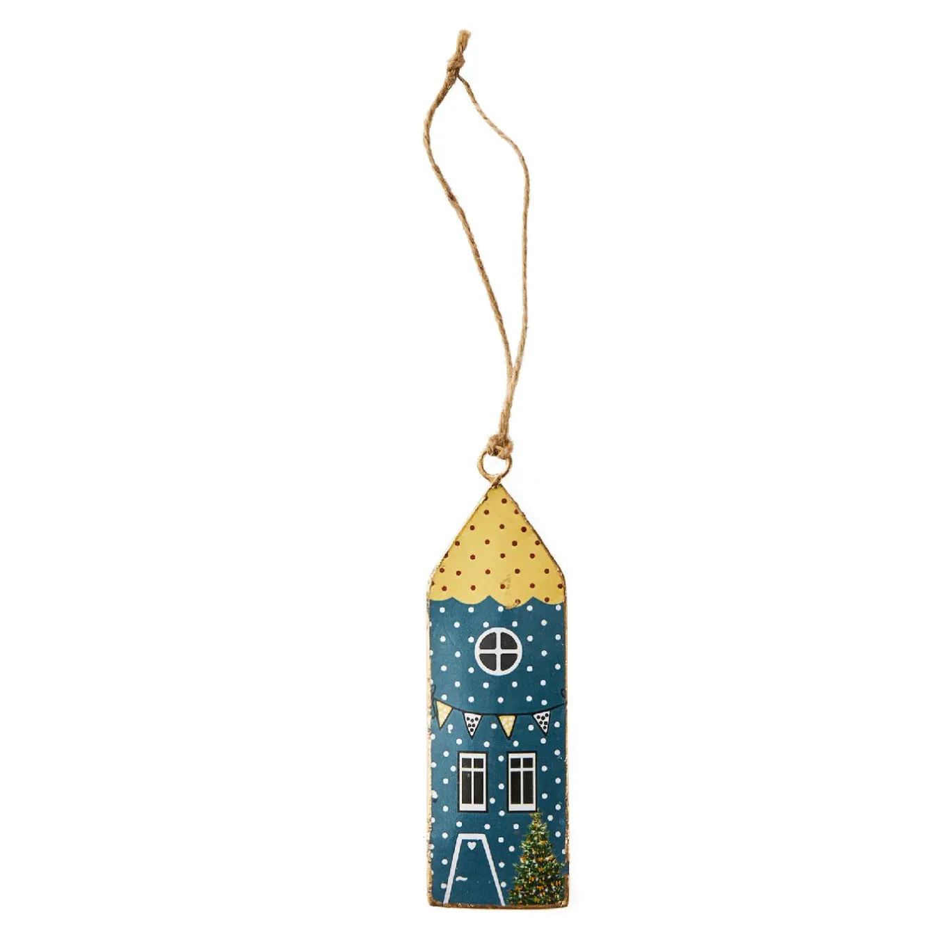 Hot NANU-NANA Anhänger Haus, Dunkelblau, 13 Cm