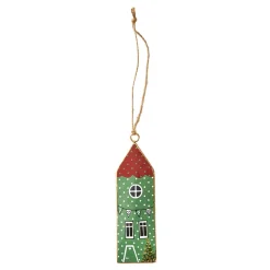 Outlet NANU-NANA Anhänger Haus, Grün, 13 Cm