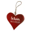 Fashion NANU-NANA Anhänger Herz, Schön/rot, 14.5 Cm