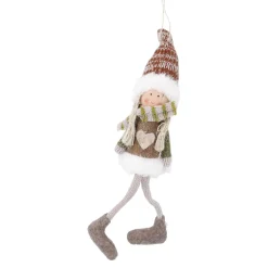 Discount NANU-NANA Anhänger Mädchen, Hut/rot/weiß, 16 Cm