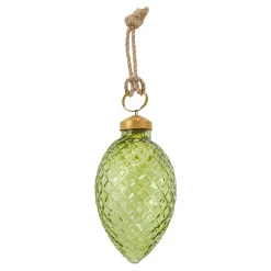 Clearance NANU-NANA Anhänger Ornament, Zapfen/grün, 9 Cm