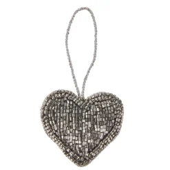 Hot NANU-NANA Anhänger Perlen, Herz/silber, 5.5 Cm