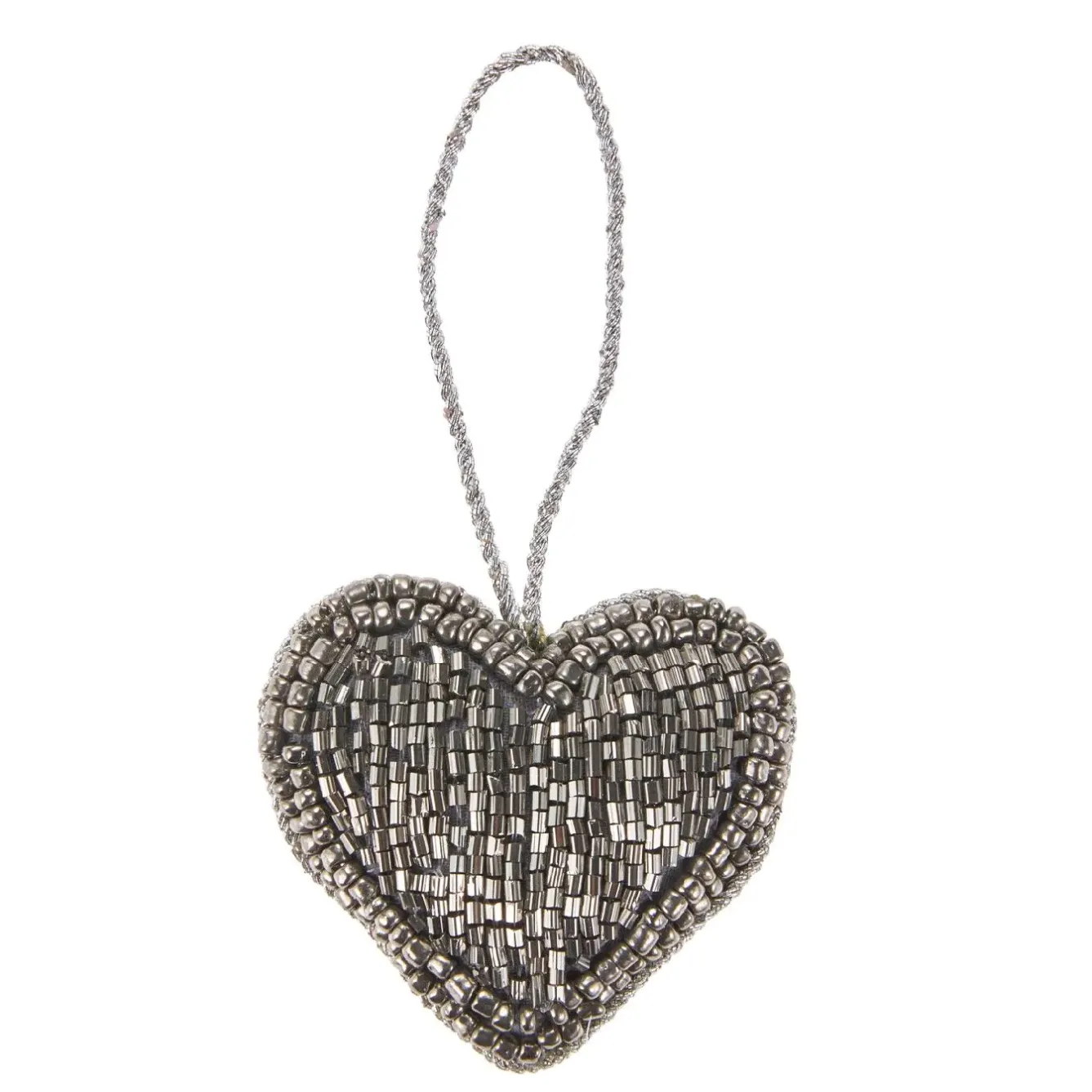 Hot NANU-NANA Anhänger Perlen, Herz/silber, 5.5 Cm