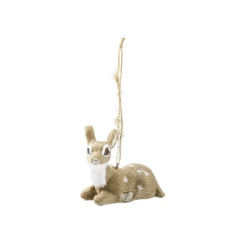 Discount NANU-NANA Anhänger Rehkitz, Dunkelbraun, Liegend, 6 Cm