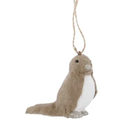 Outlet NANU-NANA Anhänger Vogel, Dunkelbraun/links, 8.5 Cm