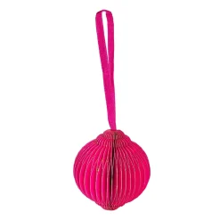 Fashion NANU-NANA Anhänger Wabe, Kugel, Pink, 8 Cm