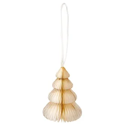 Outlet NANU-NANA Anhänger Wabe, Tannenbaum, Creme/rund, 10 Cm