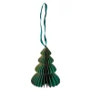 Best NANU-NANA Anhänger Wabe, Tannenbaum, Dunkelgrün/rund, 10 Cm