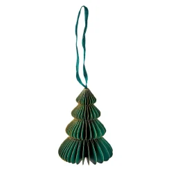 Best NANU-NANA Anhänger Wabe, Tannenbaum, Dunkelgrün/rund, 10 Cm