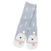 Sale NANU-NANA Anti-Rutschsocken Xmas, Eisbär Hellblau, Größe 36 - 41