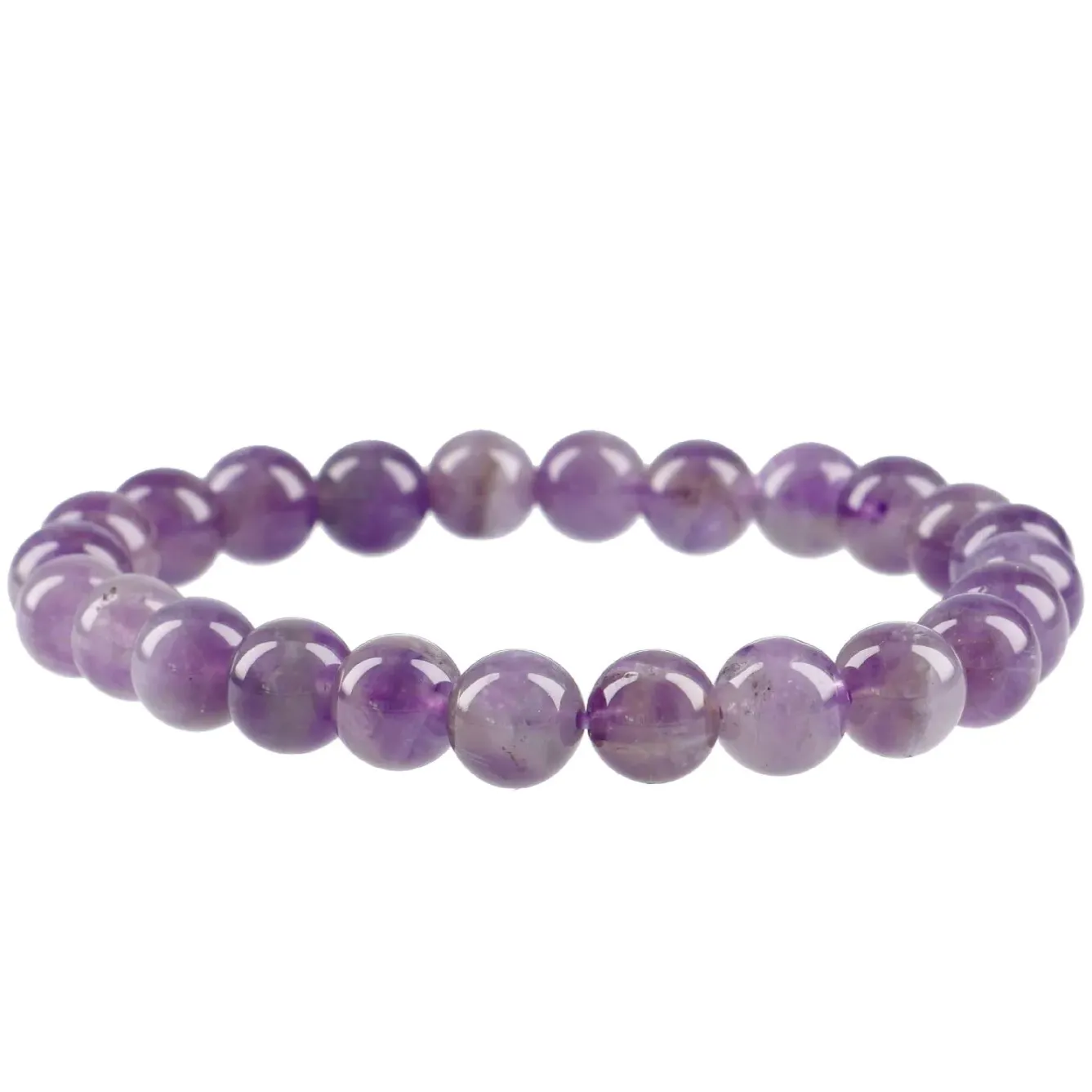 Fashion NANU-NANA Armband Edelstein-Energie, Amethyst/lila