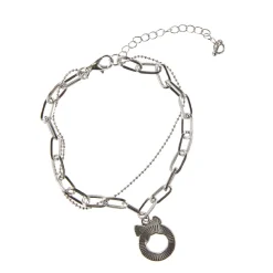 Outlet NANU-NANA Armband Weihnachten, Charms Kranz, Silber
