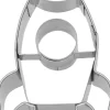 Clearance NANU-NANA Ausstechform Rakete, 6.5 Cm