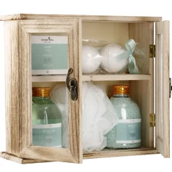 Outlet NANU-NANA Badeset Schrank, Home Spa/mint