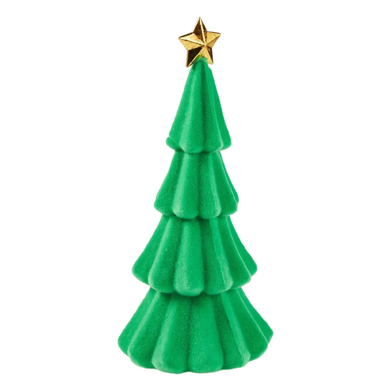 Hot NANU-NANA Baum Flock, Grün/gold, 30 Cm