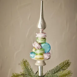 Hot NANU-NANA Baumspitze Fancy, Macarons/silber, 30 Cm