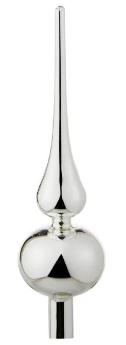 Fashion NANU-NANA Baumspitze, Silber Glänzend, 25 Cm