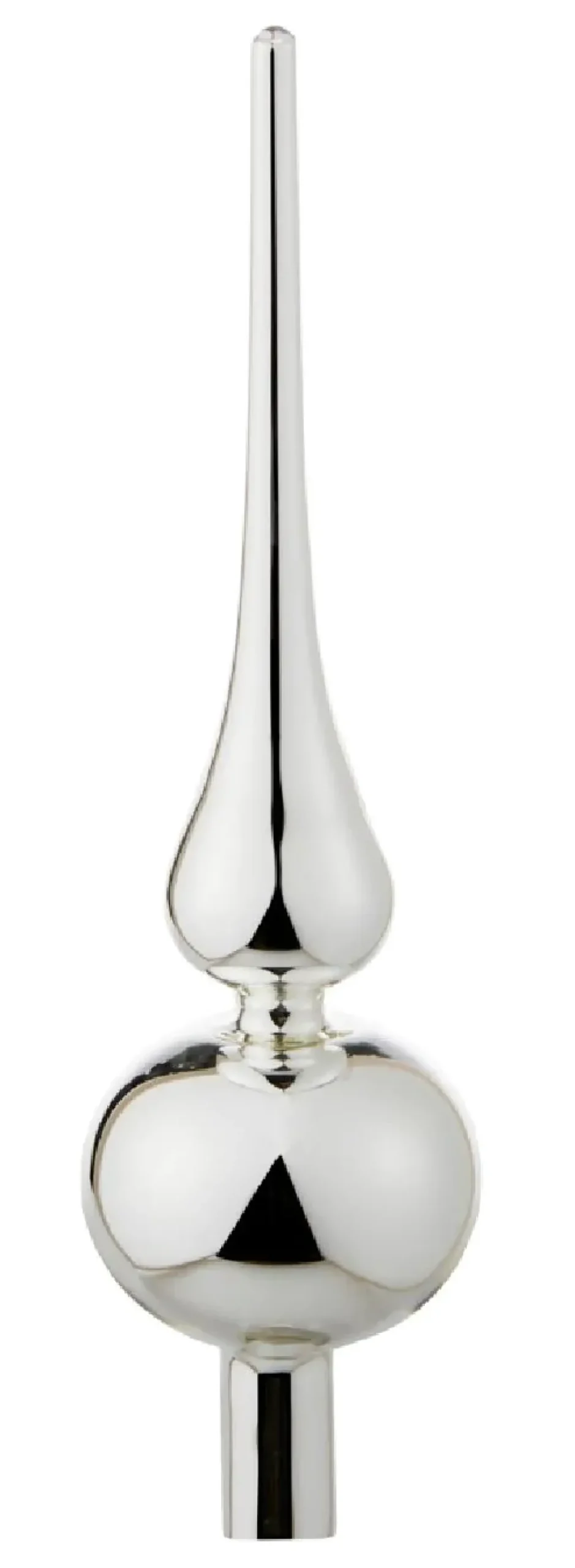 Fashion NANU-NANA Baumspitze, Silber Glänzend, 25 Cm