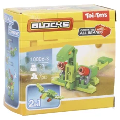 New NANU-NANA Bausteine-Set Dino 2in1, 2 Kanonen