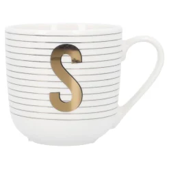 Clearance NANU-NANA Becher Buchstabe/Streifen, S, 450 Ml