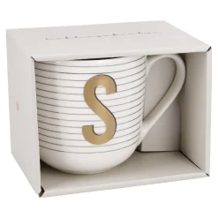 Clearance NANU-NANA Becher Buchstabe/Streifen, S, 450 Ml