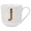 Discount NANU-NANA Becher Buchstabe/Streifen, J, 450 Ml