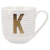 Outlet NANU-NANA Becher Buchstabe/Streifen, K, 450 Ml
