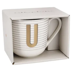 Clearance NANU-NANA Becher Buchstabe/Streifen, U, 450 Ml