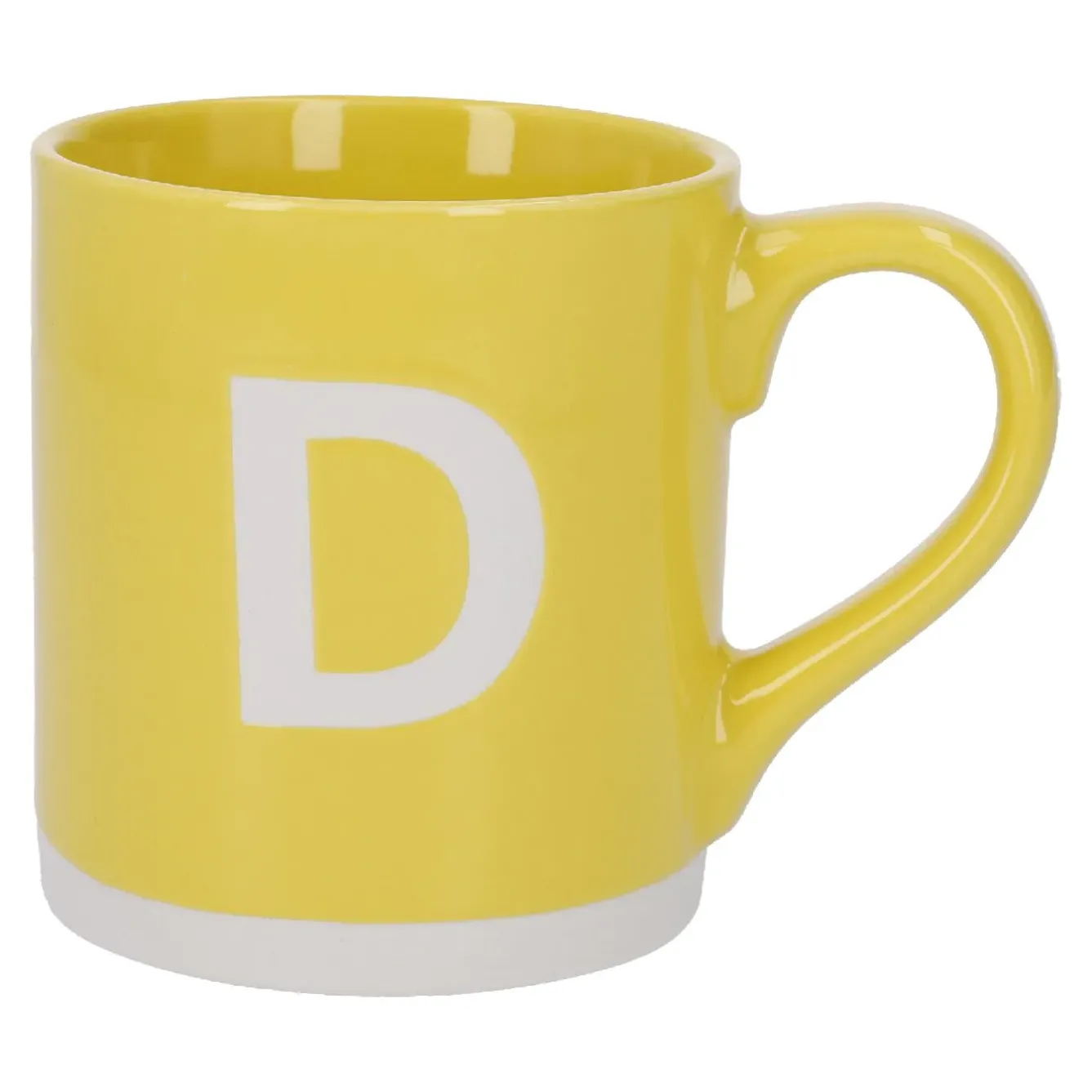 New NANU-NANA Becher Buchstabe/Uni, D/gelb, 440 Ml