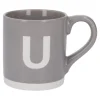 Outlet NANU-NANA Becher Buchstabe/Uni, U/grau, 440 Ml