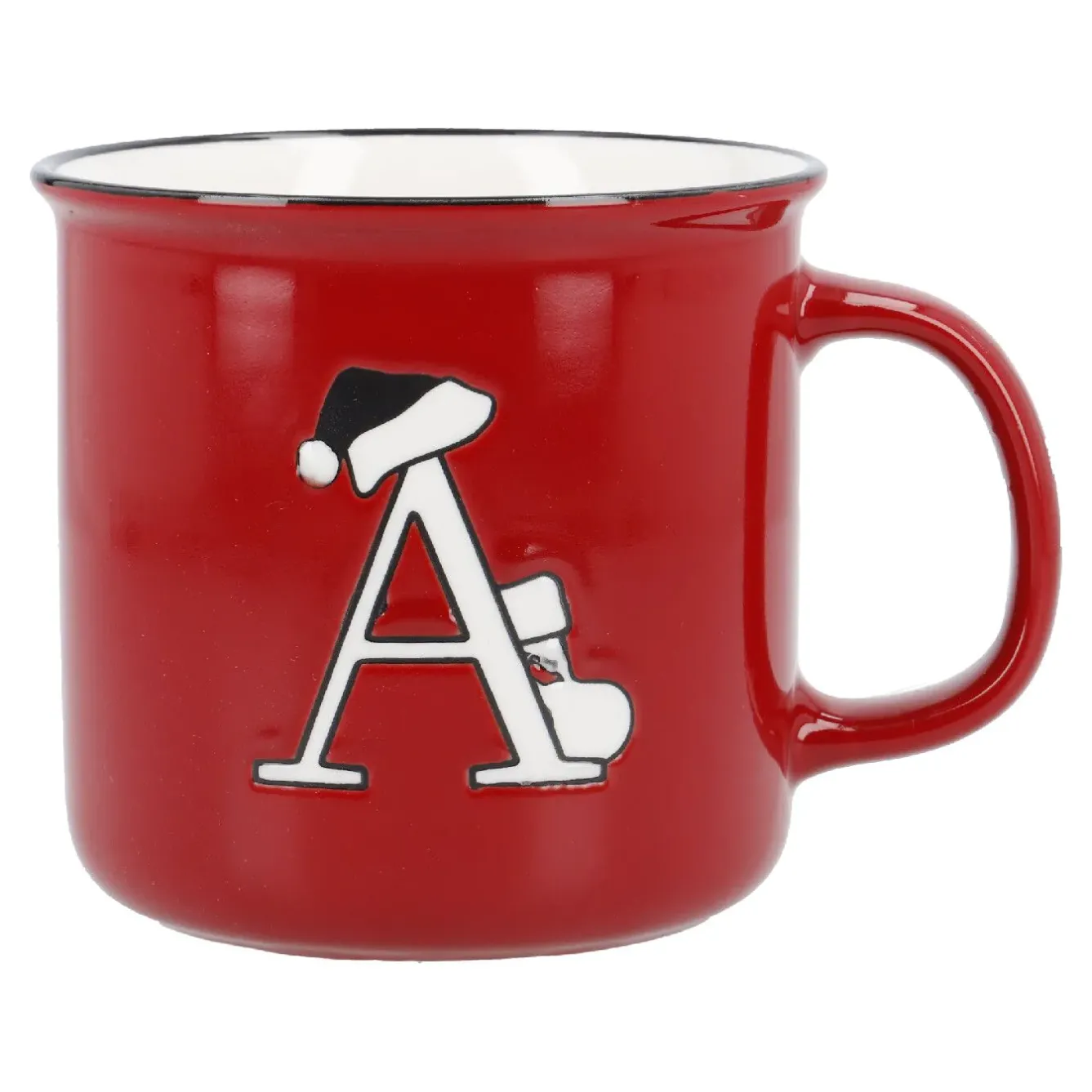 Hot NANU-NANA Becher Buchstabe/Weihnachten, A/weiß, 540 Ml