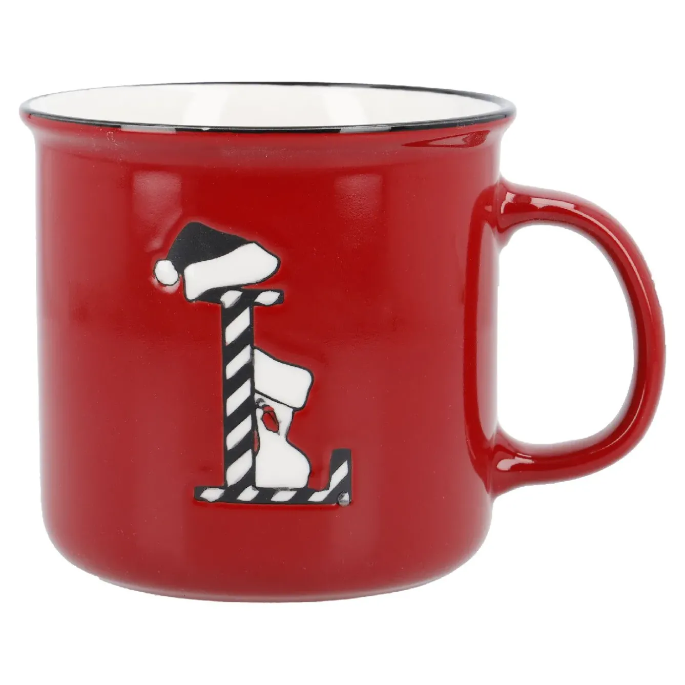 Sale NANU-NANA Becher Buchstabe/Weihnachten, L/Streifen, 540 Ml