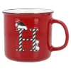 Fashion NANU-NANA Becher Buchstabe/Weihnachten, H/Streifen, 540 Ml