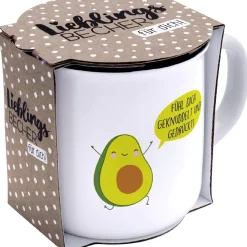Sale NANU-NANA Becher Emaille-Optik, Avocado, 350 Ml