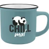 Outlet NANU-NANA Becher Emaille-Optik, Chill Mal, 350 Ml