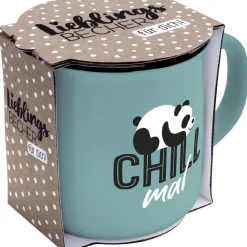Outlet NANU-NANA Becher Emaille-Optik, Chill Mal, 350 Ml