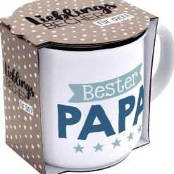 New NANU-NANA Becher Emaille-Optik, Papa, 350 Ml