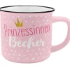 New NANU-NANA Becher Emaille-Optik, Prinzessin, 350 Ml