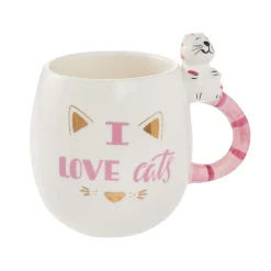 Fashion NANU-NANA Becher I Love Cats, 450 Ml