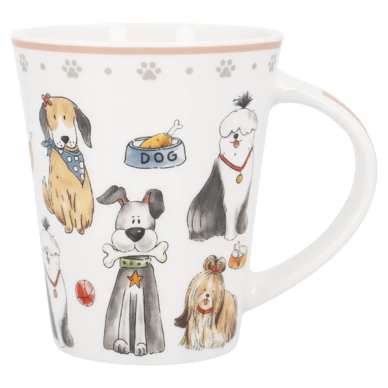 Outlet NANU-NANA Becher Tier, Hunde-Design, 350 Ml