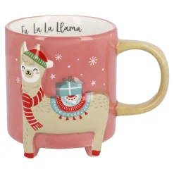 Hot NANU-NANA Becher Xmas/Tierfuß, Lama, 480 Ml