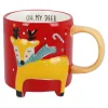 Clearance NANU-NANA Becher Xmas/Tierfuß, Rentier, 480 Ml