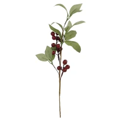 Best NANU-NANA Beerenzweig Laub, Rot/glänzend, 35 Cm