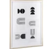 New NANU-NANA Bilderrahmen Natur, Rustik/hell, 33 X 46 Cm