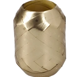 Best NANU-NANA Dekoband Eiknäuel, Schrift, Gold, 20 M